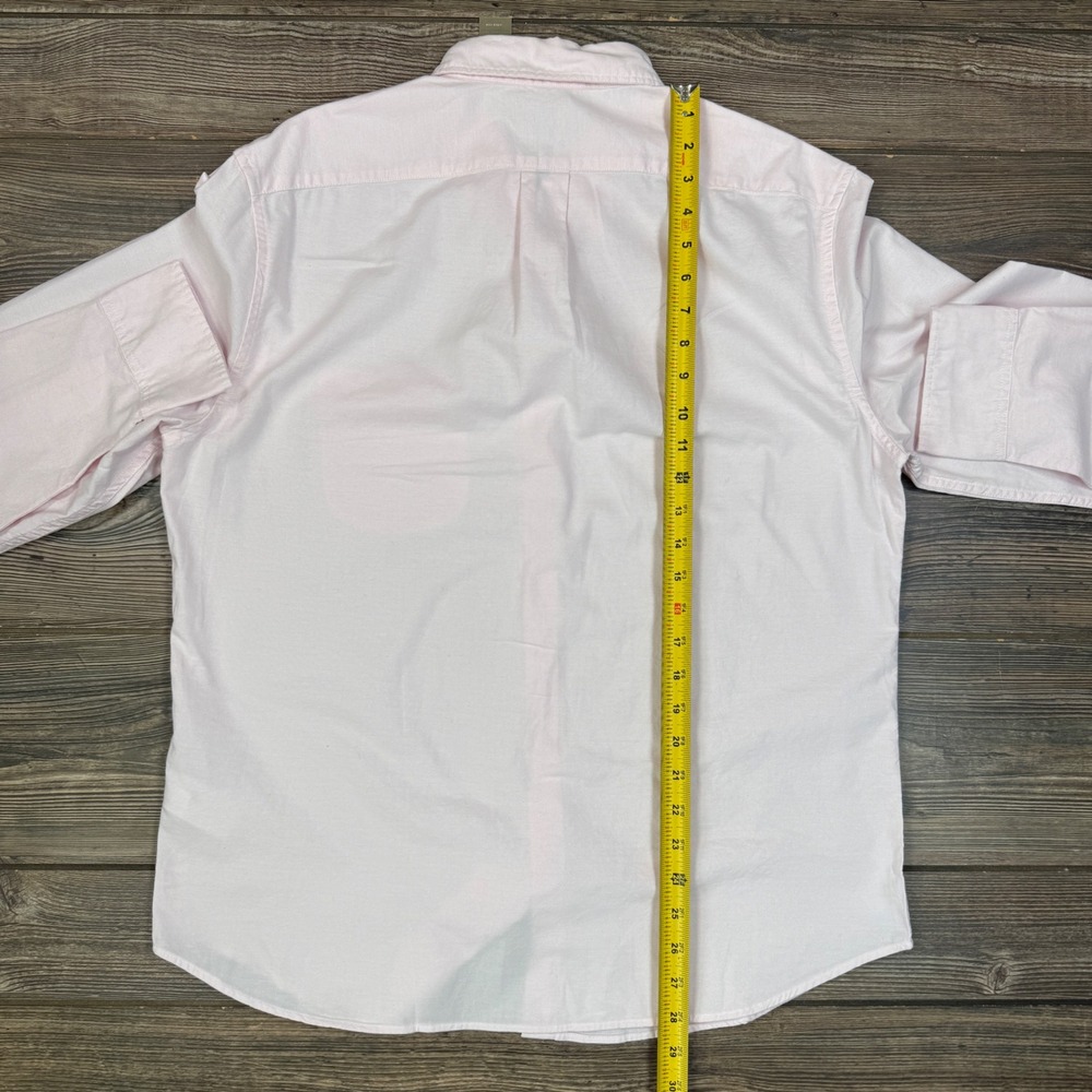 J.Crew Mens Size Large Slim Untucked Broken-In Oxford Shirt Pink Cotton NEW - Picture 6 of 7